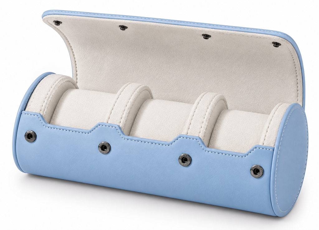 Cloud Blue VNTY Watch Roll Three Slots