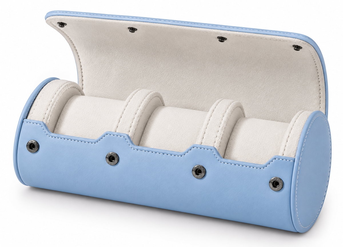 Cloud Blue VNTY Watch Roll Three Slots
