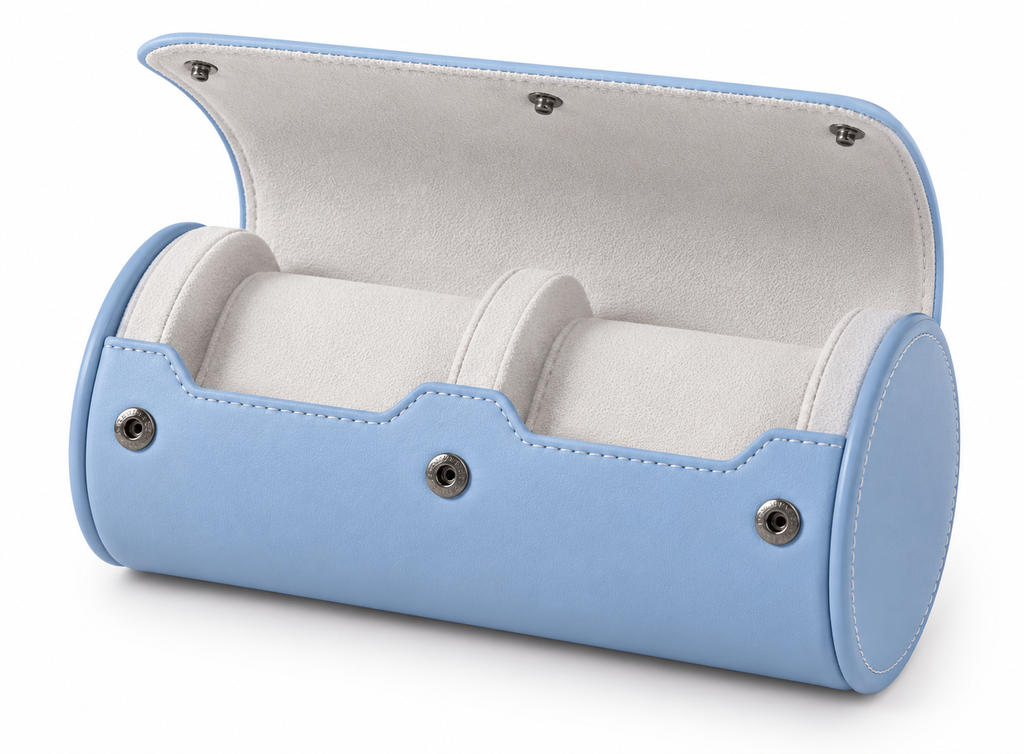 Cloud Blue VNTY Watch Roll Two Slot