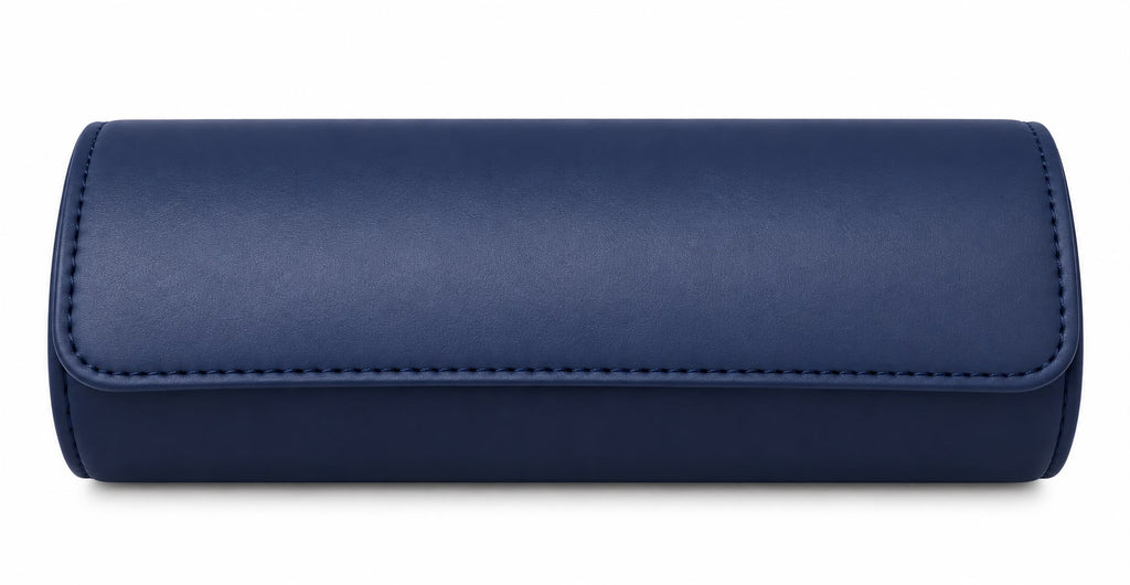 Oxford Navy VNTY Watch Roll Three Slots